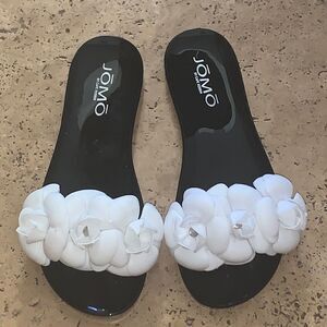 Floral Jelly Sandals  